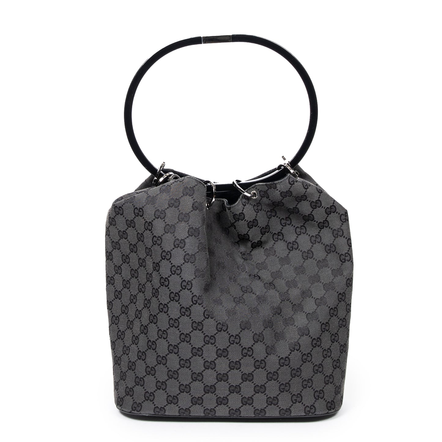 Gucci 古馳單肩包: 箍柄桶
