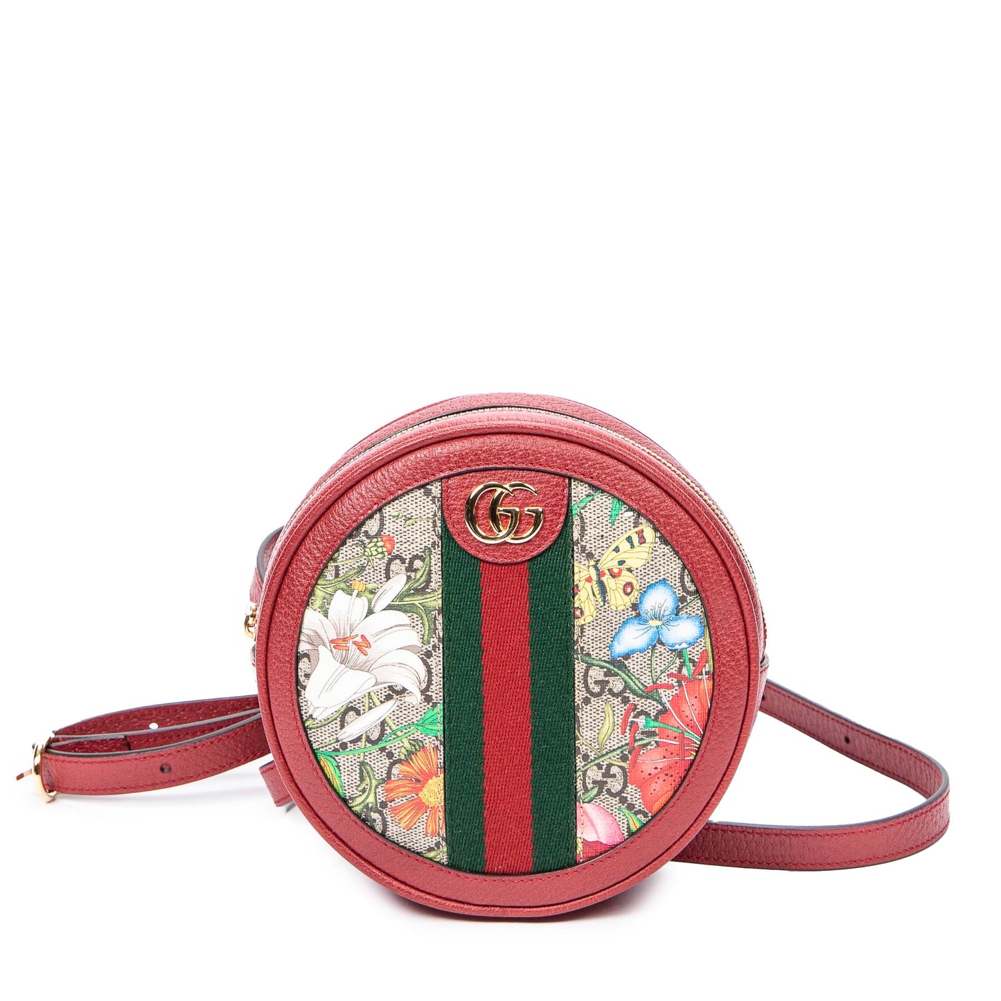 Gucci古馳後背包: Ophidia Web Round Mini Backpack