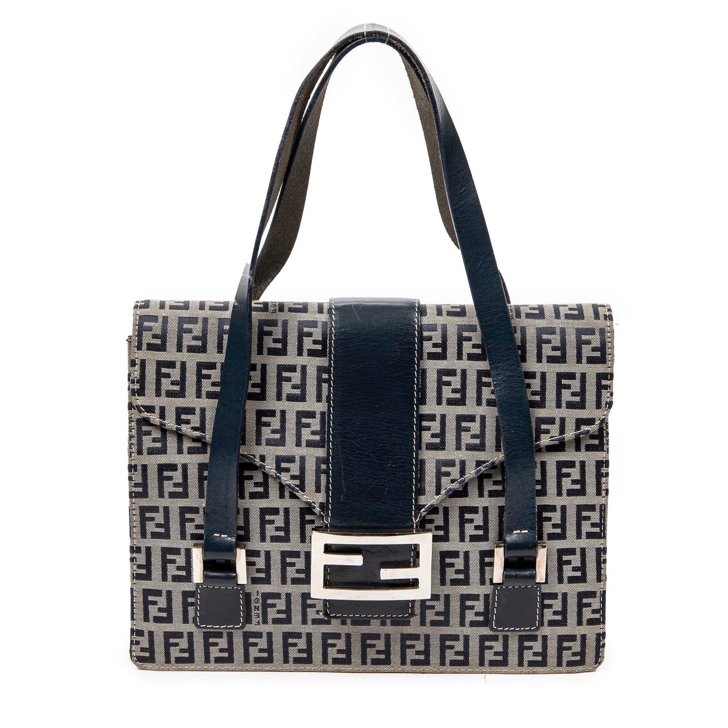 Fendi 芬迪單肩包: Double Handle Square Flap