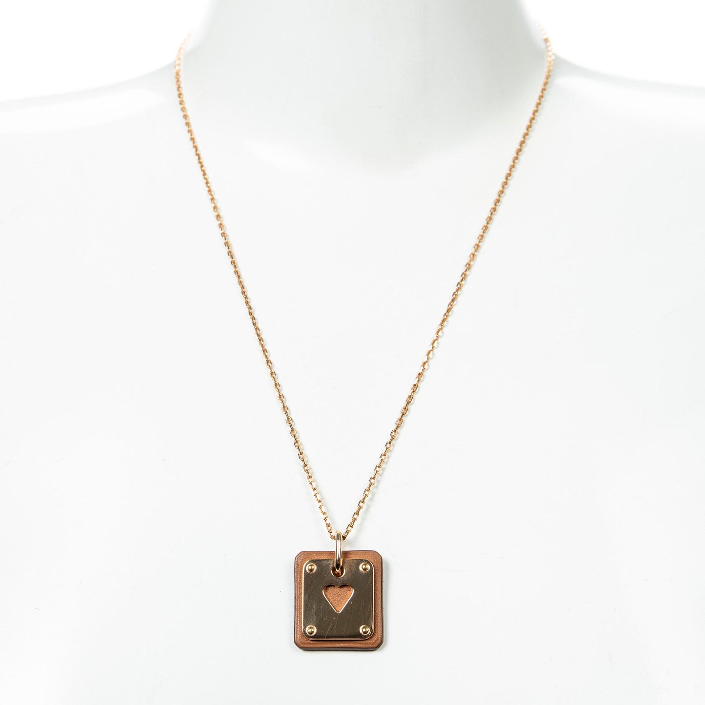 Hermes愛馬仕項鍊: As de Coeur Pendant Necklace