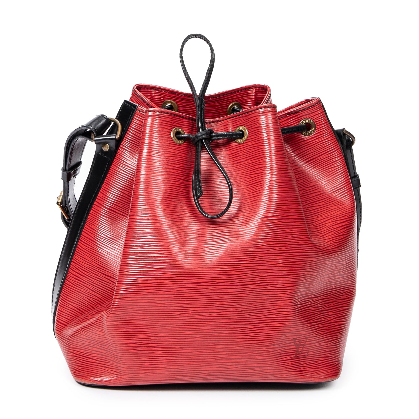 Louis Vuitton 路易威登單肩包: Noe Bicolor Black Stitching PM