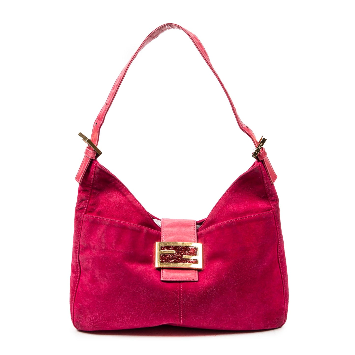 Fendi 芬迪單肩包: Front Slip Pocket Hobo