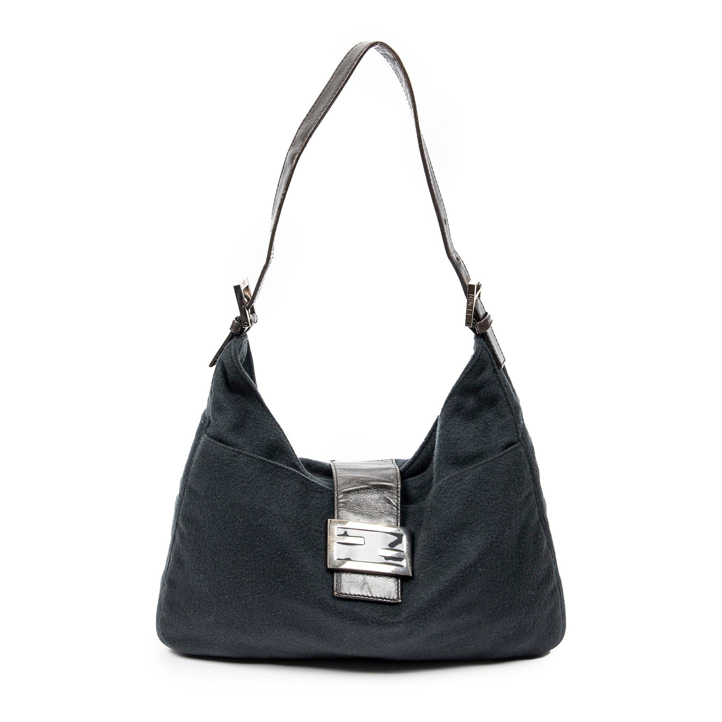 Fendi 芬迪單肩包: Front Slip Pocket Hobo