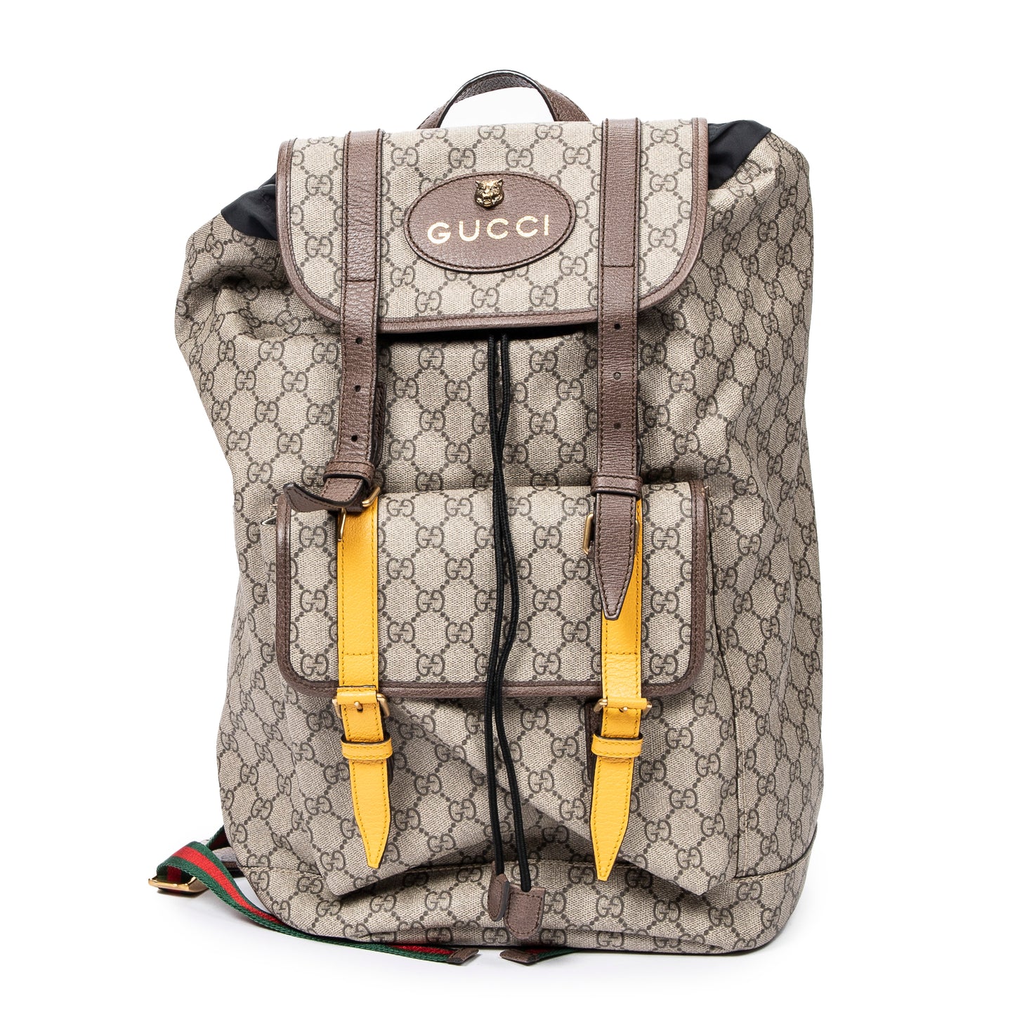 Gucci古馳後背包: Neo Vintage Double Buckle Backpack