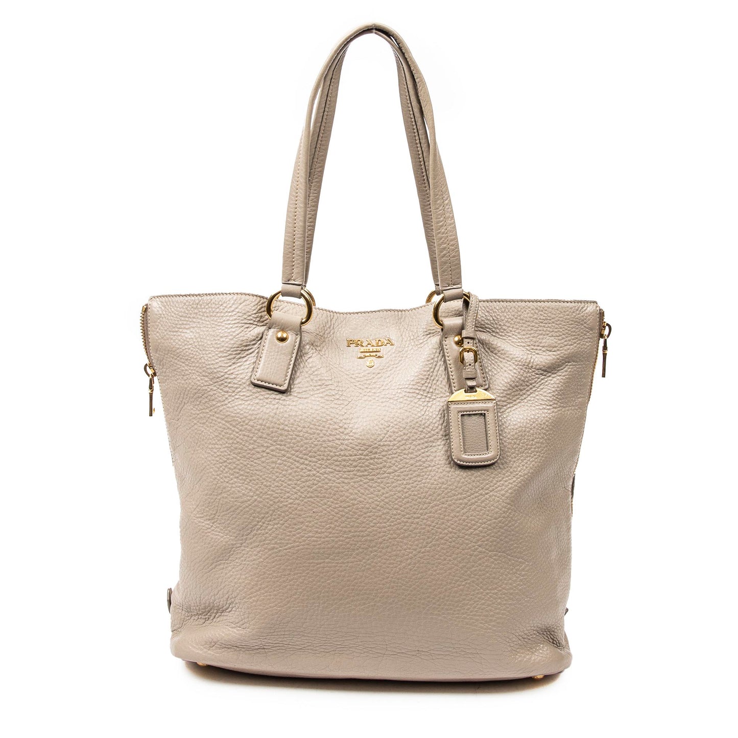 Prada 普拉達單肩包: Large Side Zip Shopper Tote