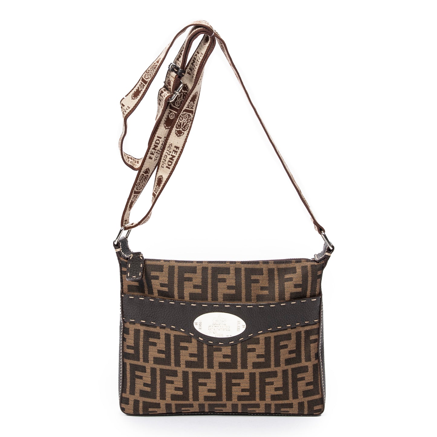 Fendi芬迪單肩包: Selleria Zip Crossbody