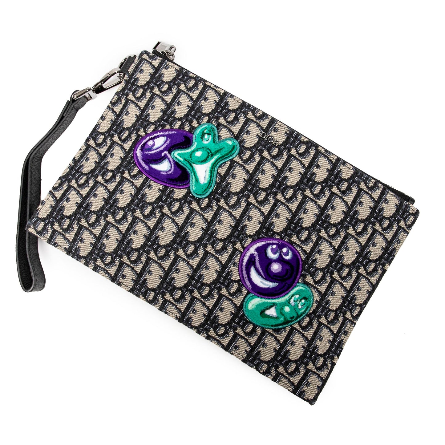Dior迪奧手提包: 全球限量款 "Dior x Kenny Scharf" Zip Clutch