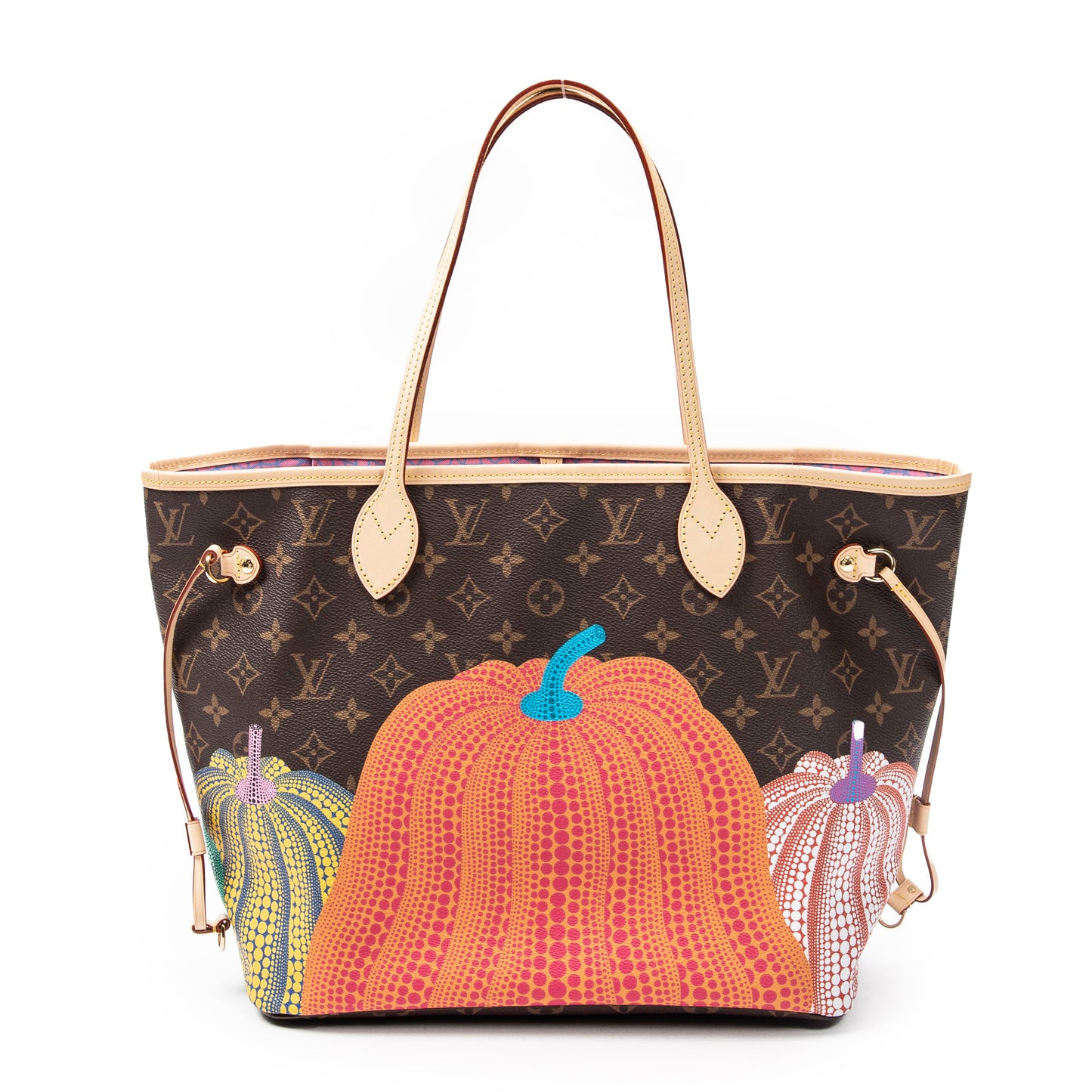 Louis Vuitton路易威登單肩包: 全球限量款 "2023 Yayoi Kusama" LV x YK Neverfull MM