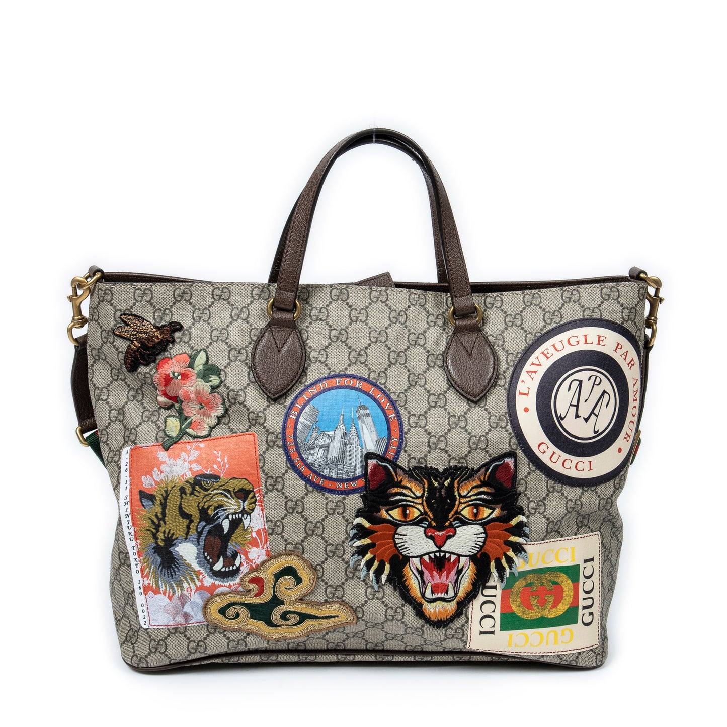 Gucci古馳單肩包: Medium Courrier Soft Tote