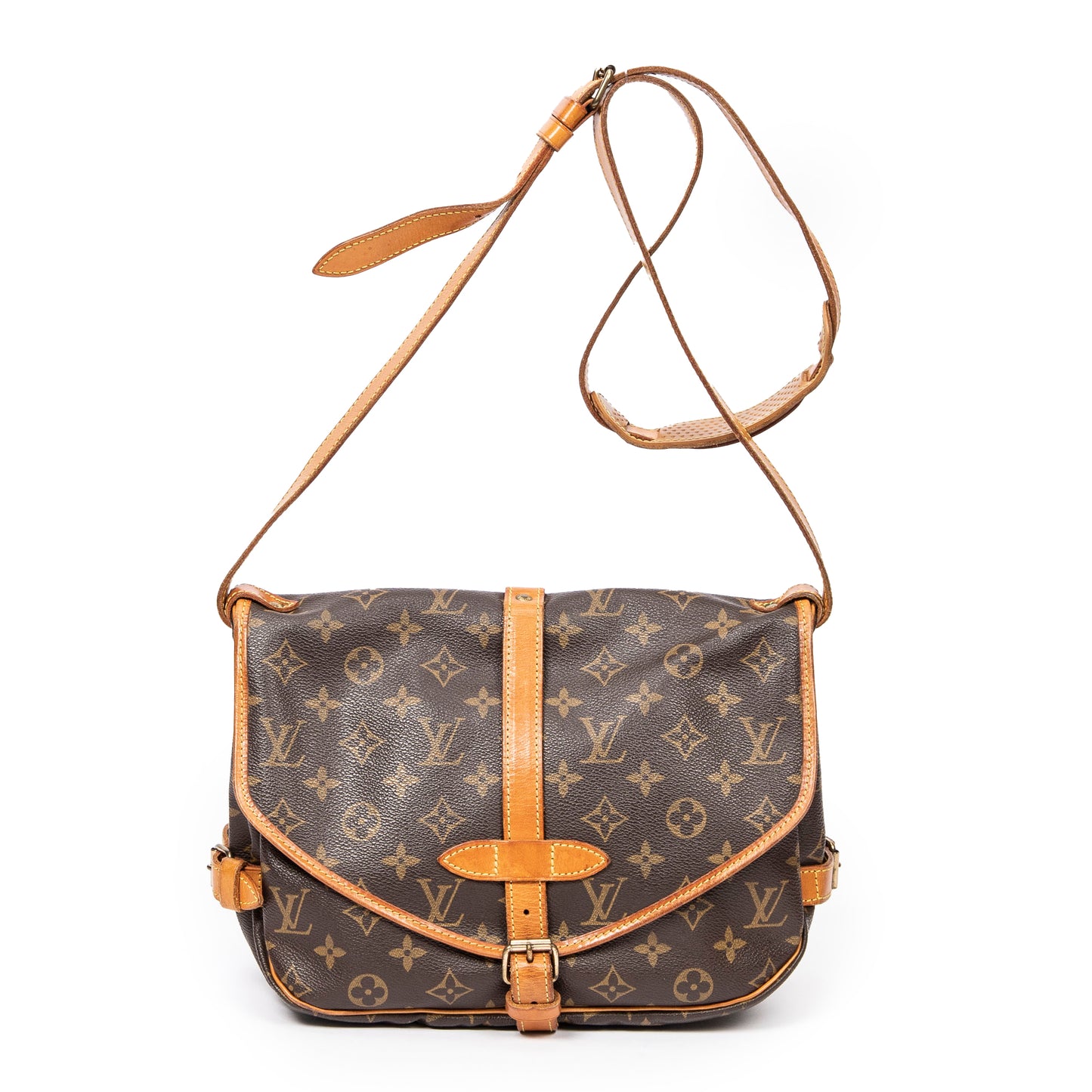Louis Vuitton 路易威登單肩包: 經典款 Saumur MM
