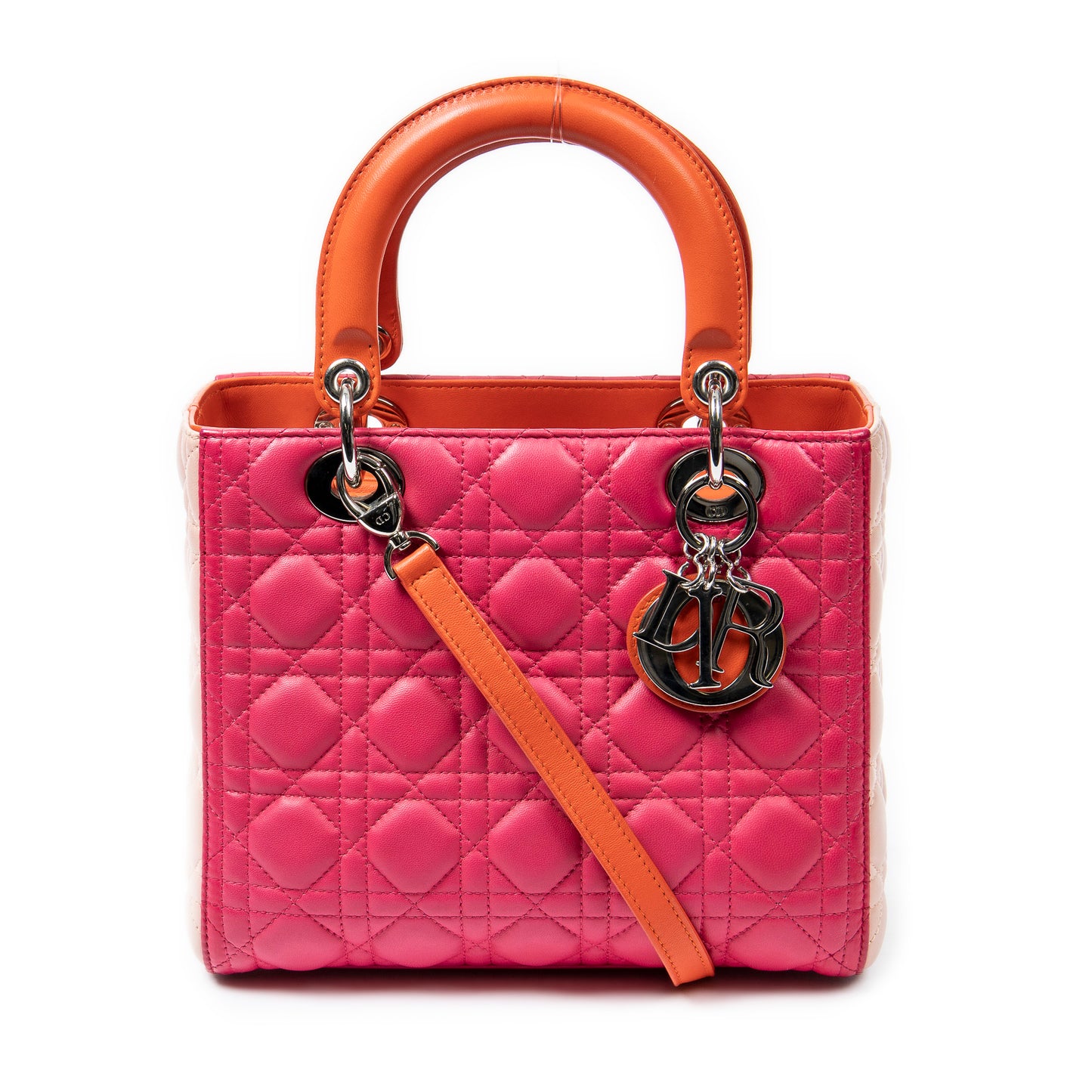 Dior迪奧單肩包: Medium Tricolor Lady Dior