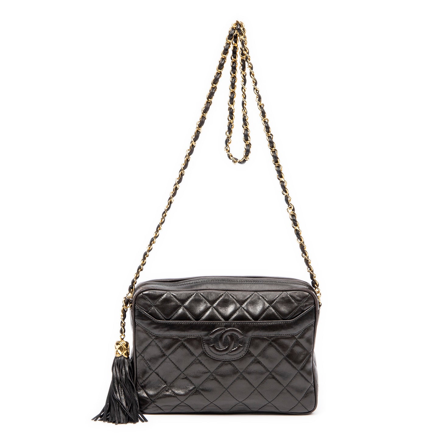 Chanel 香奈兒單肩包: CC Tassel Camera Bag