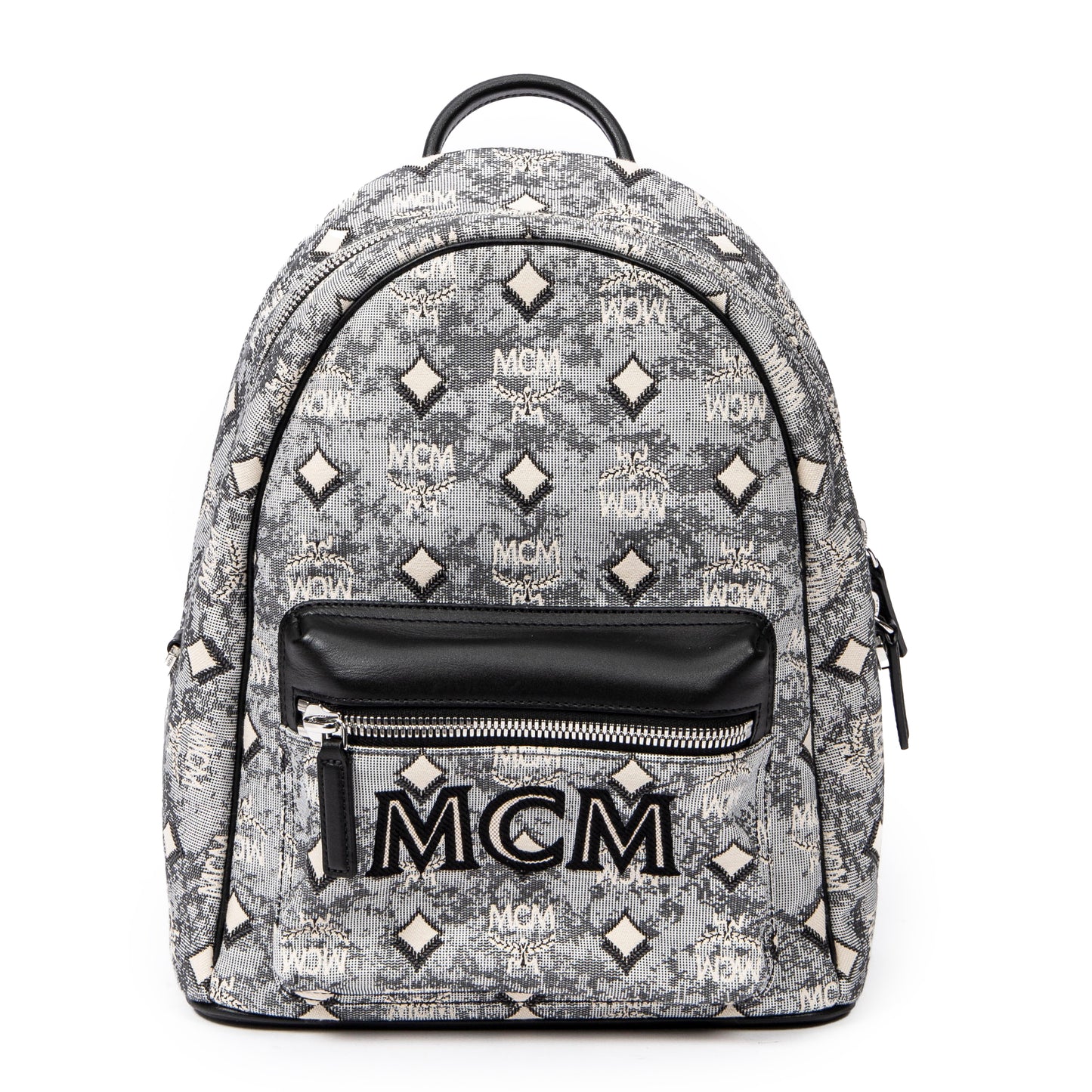 MCM MCM後背包: 小號復古提花背包