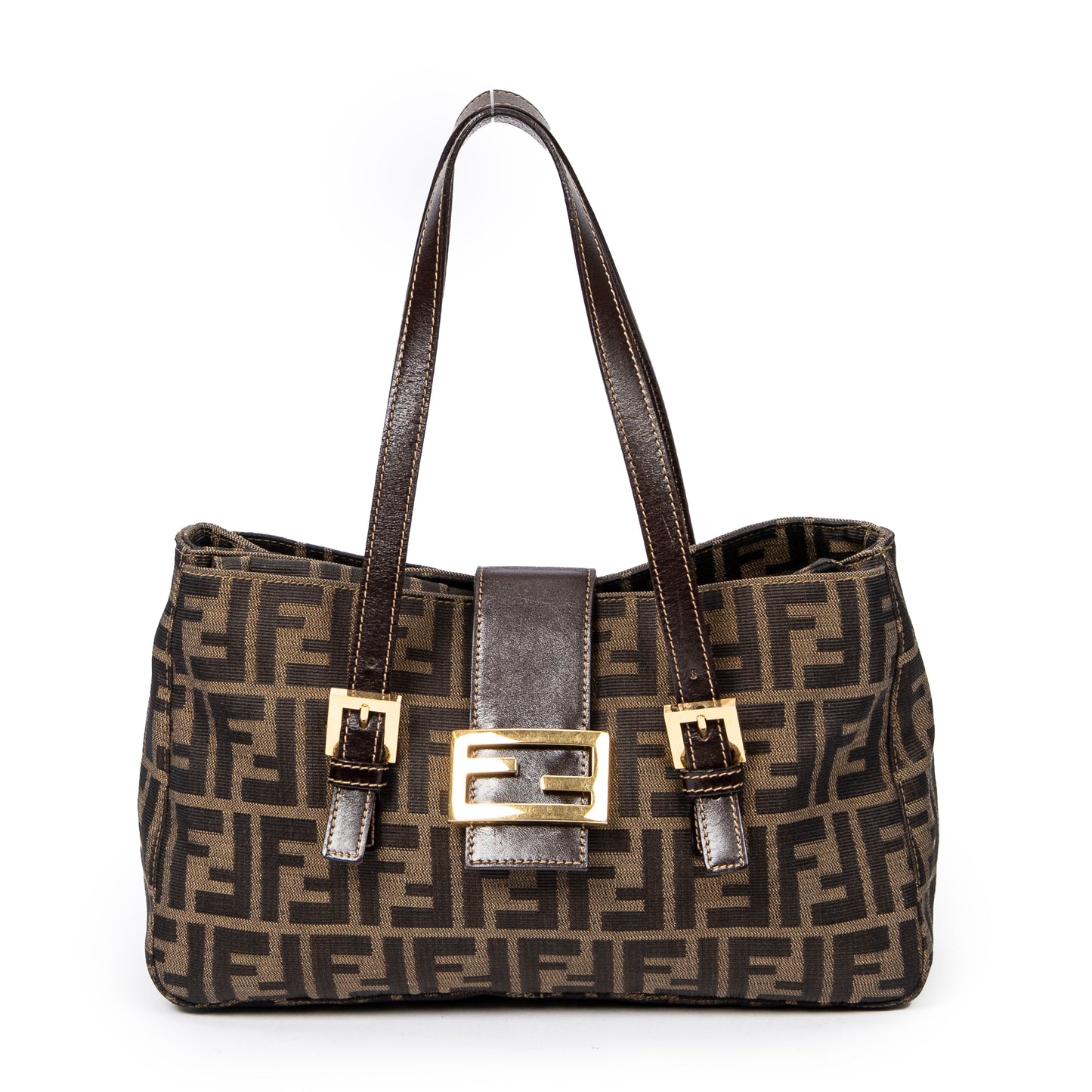 Fendi芬迪單肩包: Small Buckle Flap Tote