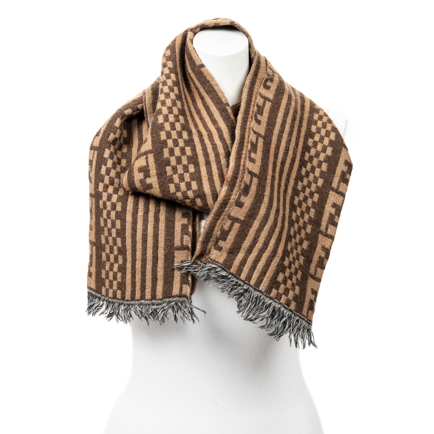 Fendi 芬迪圍巾: Vintage Wool Scarf