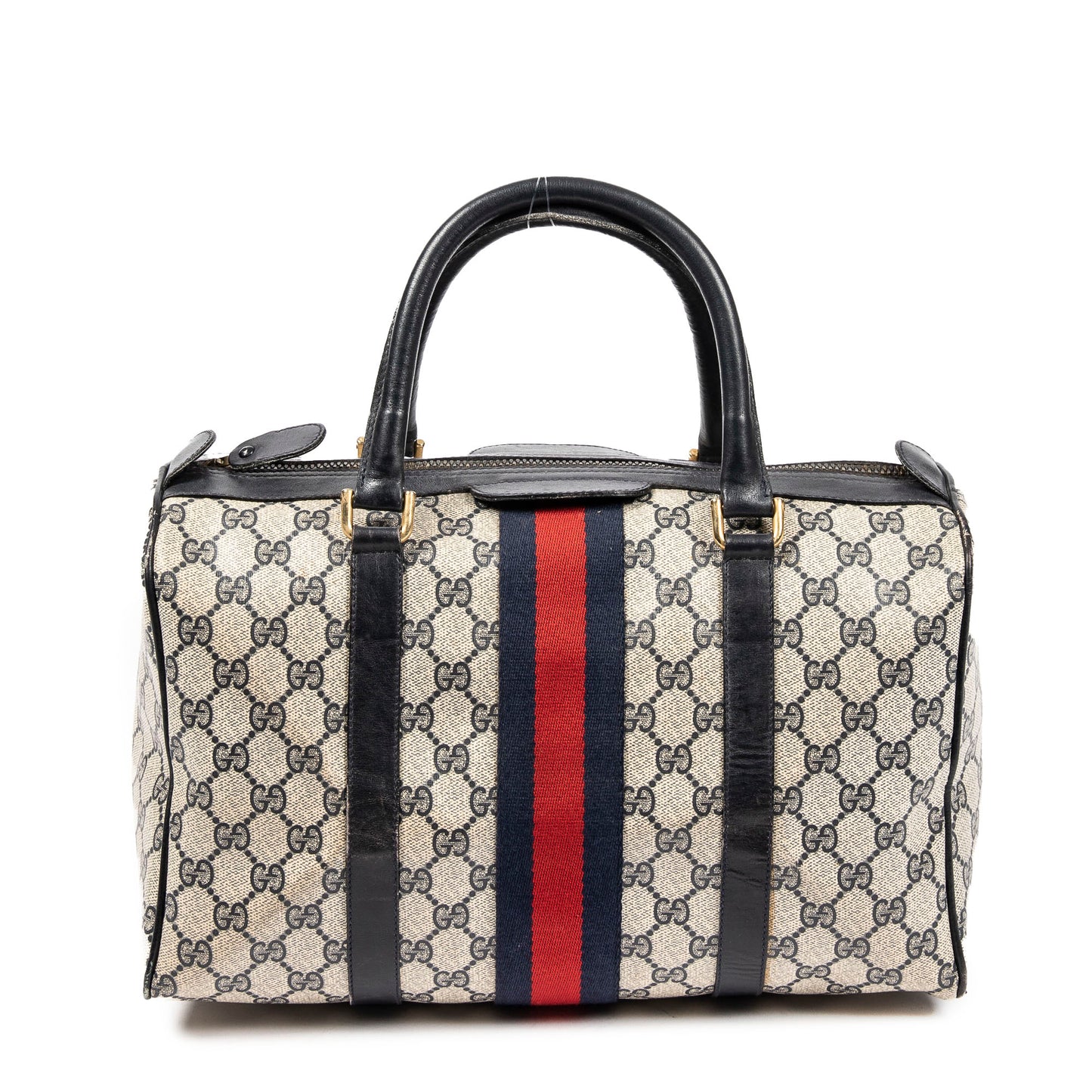 Gucci 古馳手提包: Vintage Web Boston Bag