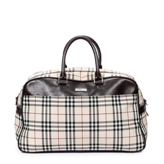 Burberry 巴寶莉旅行包: 復古大號旅行包