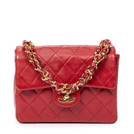 Chanel 香奈兒單肩包: Mini Straight Single Flap