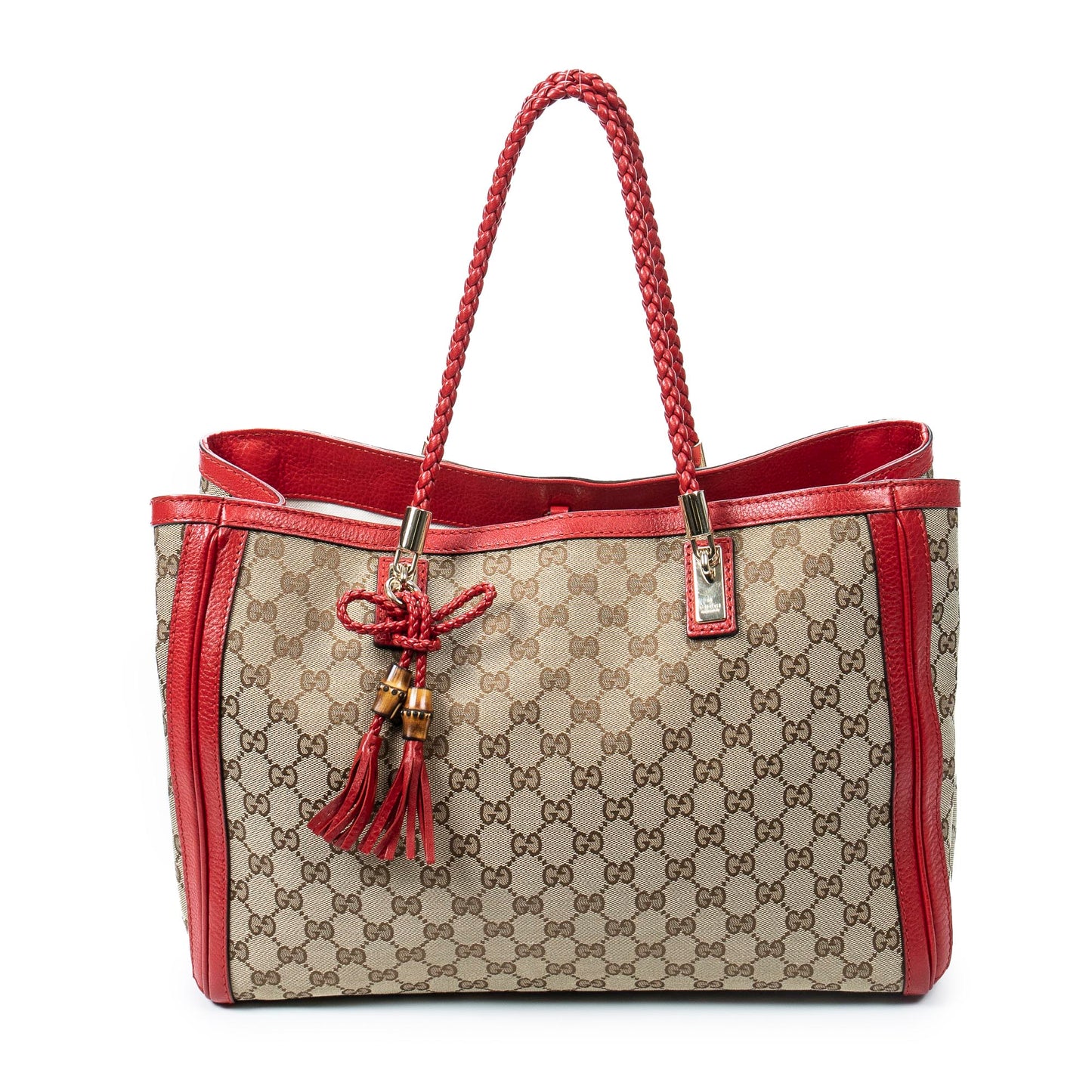 Gucci 古馳單肩包: 流蘇中號托特包