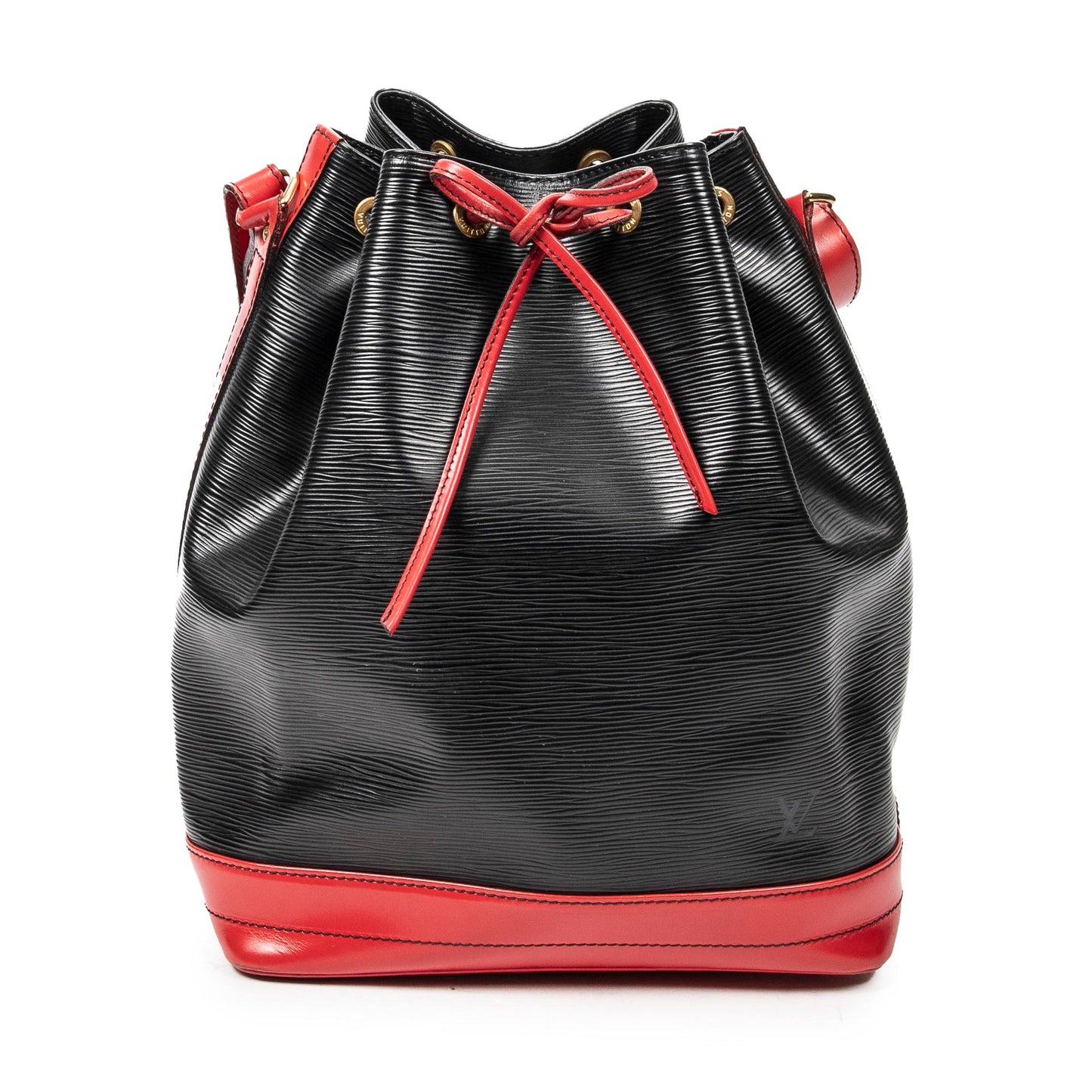 Louis Vuitton 路易威登單肩包: Noe Bicolor Black Stitching GM