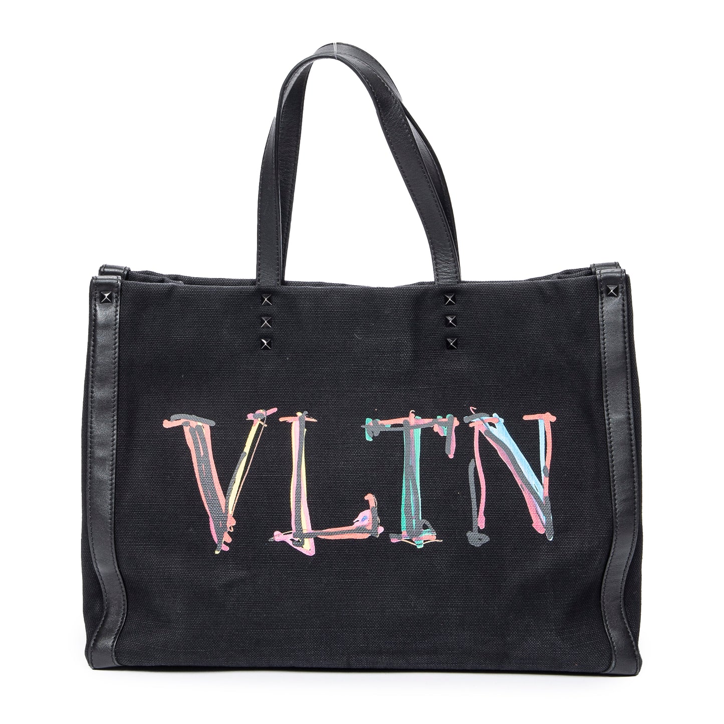 Valentino Di Paolo Valentino Di Paolo手提包: 中號 VLTN 帆布托特包