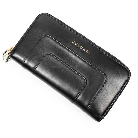 BVLGARI 寶格麗錢包: Serpenti Forever 拉鍊錢包