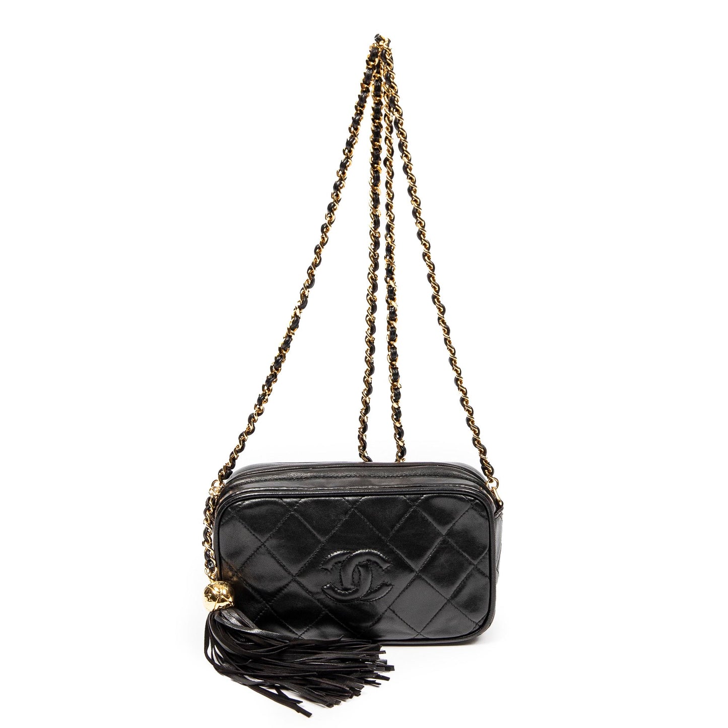 Chanel 香奈兒單肩包: Mini CC Tassel Camera Bag