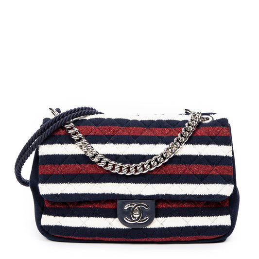 Chanel 香奈兒單肩包: 全球限量款  Cruise Collection Jersey Flap