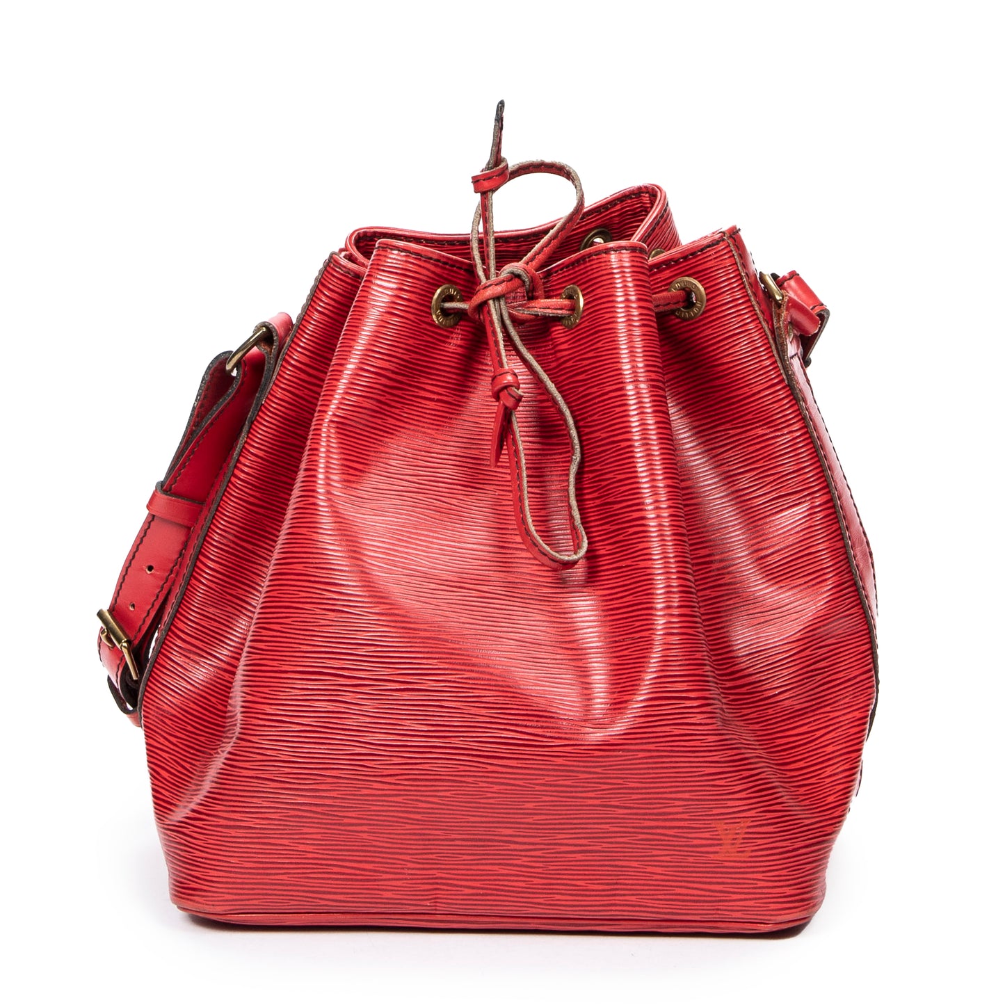 Louis Vuitton 路易威登單肩包: 經典款 Noe Black Stitching PM
