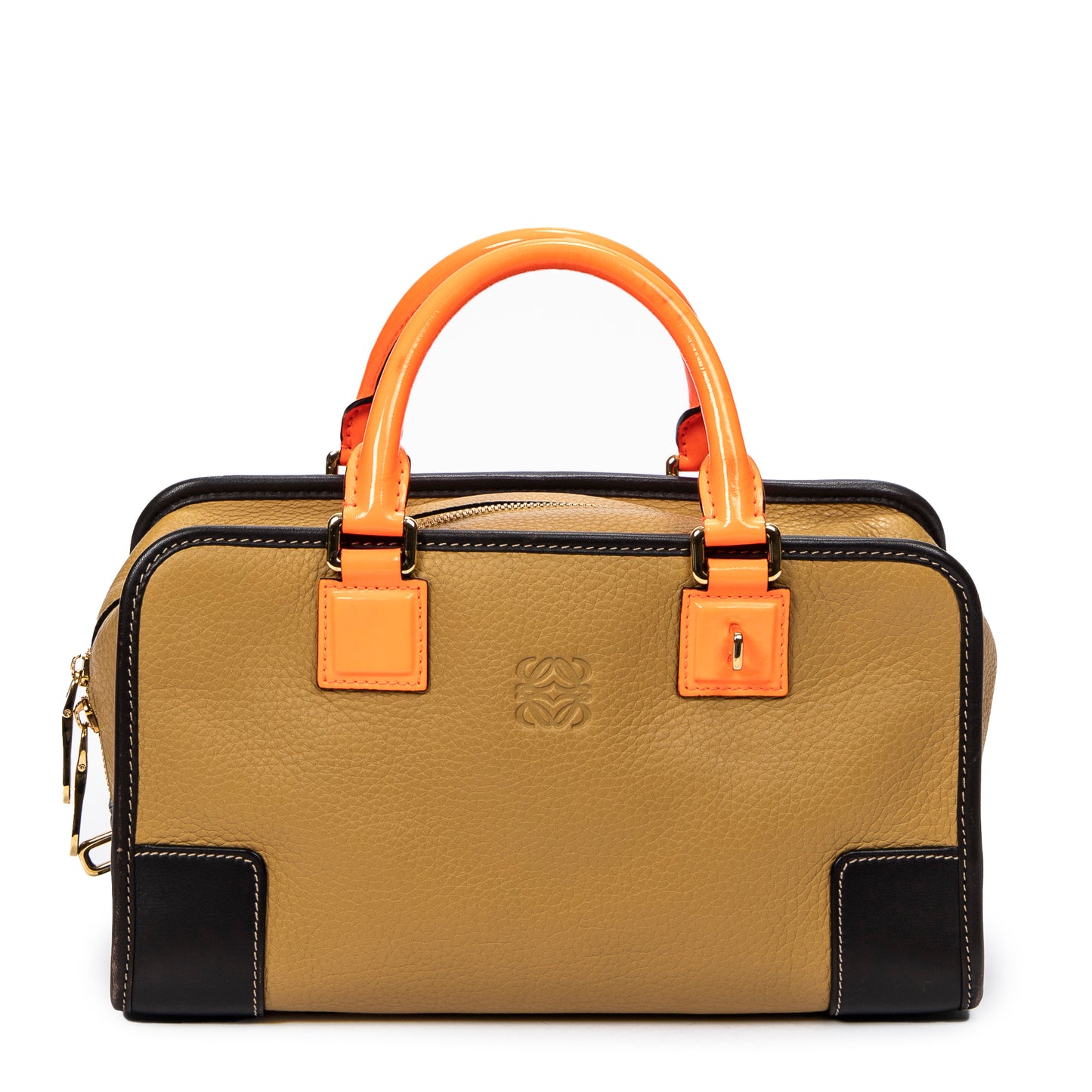 Loewe 羅威手提包: 小號三色波士頓