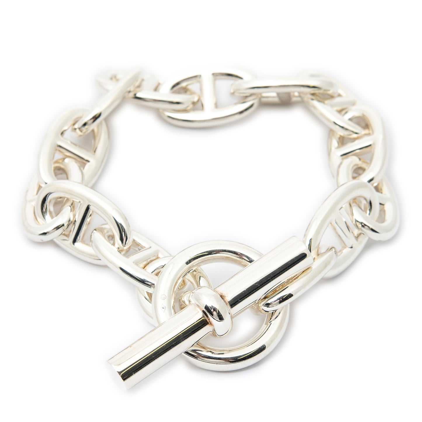 Hermes愛馬仕手鐲: Chaine D'Encre Bracelet TGM