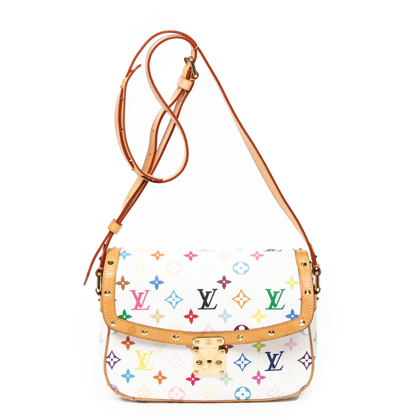 Louis Vuitton 路易威登單肩包: 全球限量款  《村上隆多彩》索洛涅