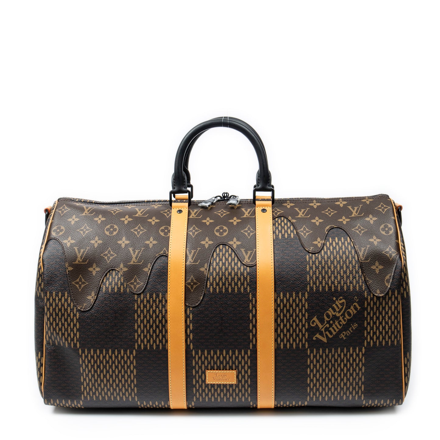 Louis Vuitton路易威登旅行包: 全球限量款 "Virgil Abloh Nigo"  Keepall Bandouliere 55