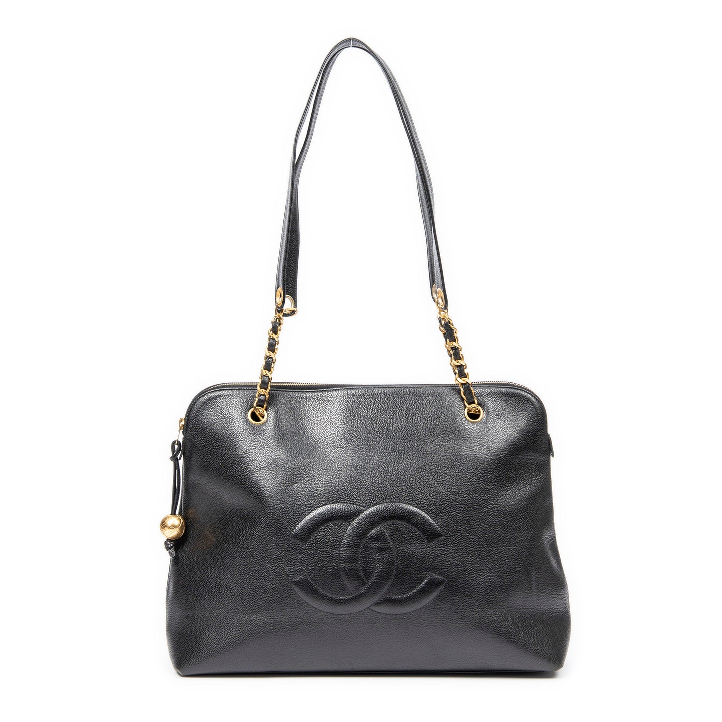 Chanel 香奈兒單肩包: CC Ball Charm 復古款式 Shopping Tote
