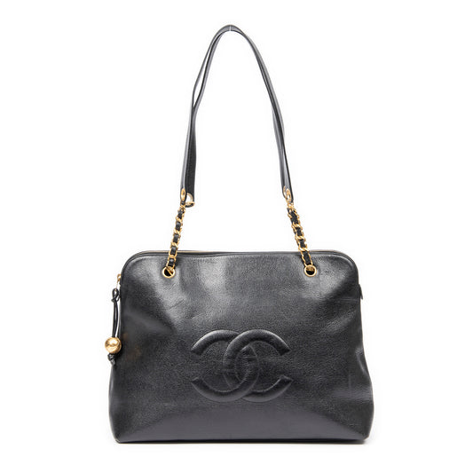 Chanel 香奈兒單肩包: CC Ball Charm 復古款式 Shopping Tote