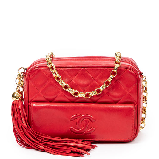 Chanel 香奈兒單肩包: Mini Tassel Camera Bag
